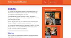 Desktop Screenshot of gute-sexkontaktseiten.com