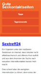 Mobile Screenshot of gute-sexkontaktseiten.com